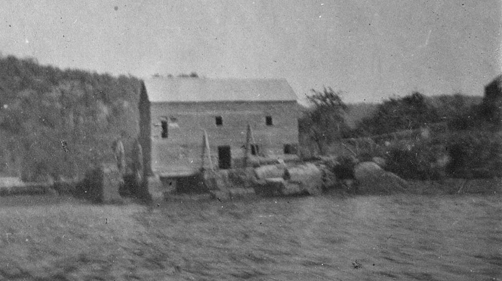 A photograph of Singletons Mill at Laybury Creek, Wisemans Ferry NSW, from the Hornsby Historical Society