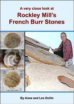 A very close look at Rockley Mills' French Burr Stones